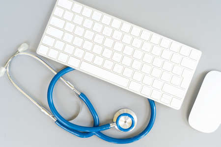 online medicine conceptの写真素材