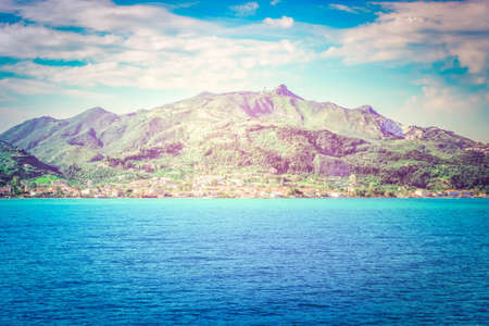 Beautiful seaside lanscape of Zakinthos island, Greeceの写真素材