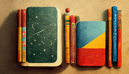 school supplies on the table, learning and back to school concept