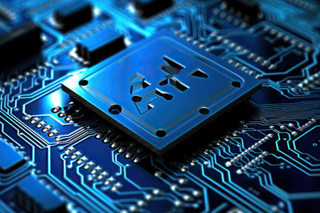 artificial intelligence or modern technology high tech background