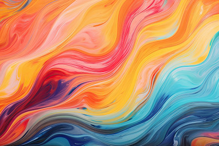 abstract marbles background, acrylic paint ink