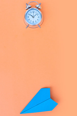 back to school styed flat lay borders with school supplies on orangeの写真素材