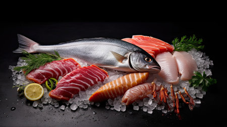 stack of sushi rollsの素材