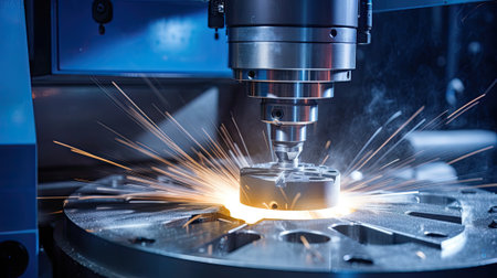 Metal machine tools industry CNC turning machineの素材