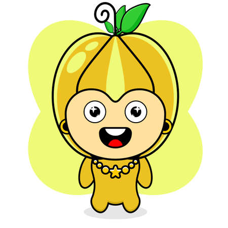 cartoon character illustration
star fruit mascotのイラスト素材