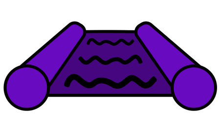 purple spell paper vector illustration. Design elements for Halloweenのイラスト素材