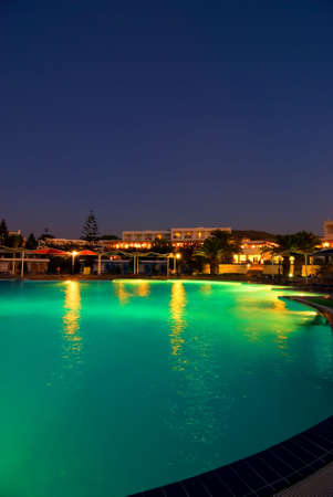 Hotel at night timeのeditorial素材