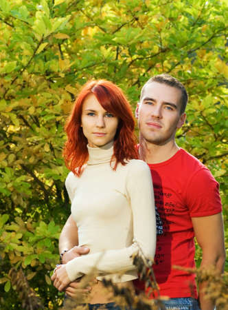 Young couple in loveの写真素材