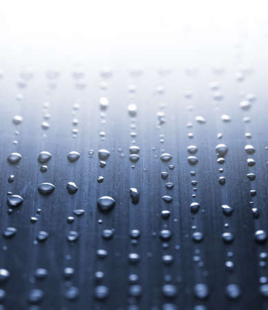 Water drops abstract background (shallow DoF)の写真素材