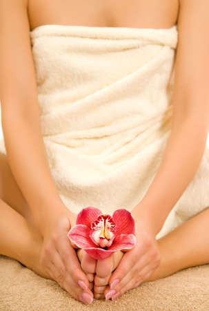 Spa foot treatmentの写真素材