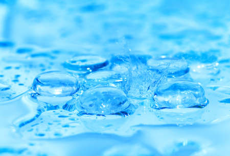 Splashing waterの写真素材