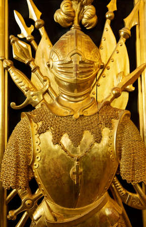 Golden armorの写真素材