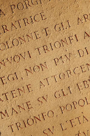 Roman letters textureの写真素材