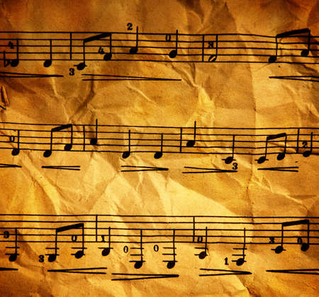 Grungy musical backgroundの写真素材