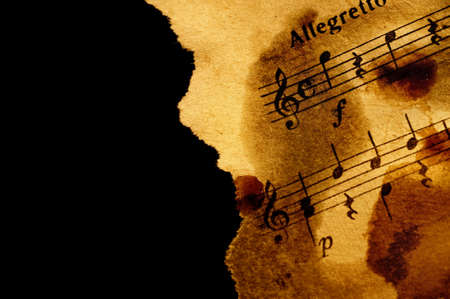 Grungy musical backgroundの写真素材