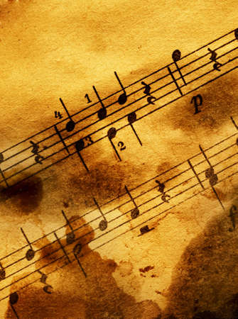 Grungy musical backgroundの写真素材