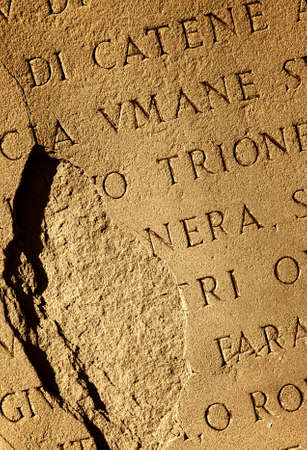 Roman letters textureの写真素材
