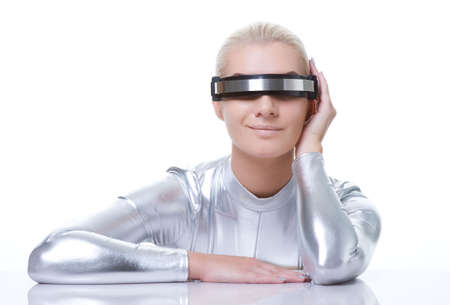 Beautiful cyber woman 

の写真素材