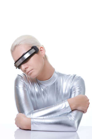 Beautiful cyber woman 

の写真素材