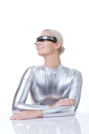 Beautiful cyber woman 

の写真素材
