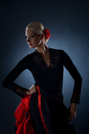 Beautiful flamenco dancer 
の写真素材