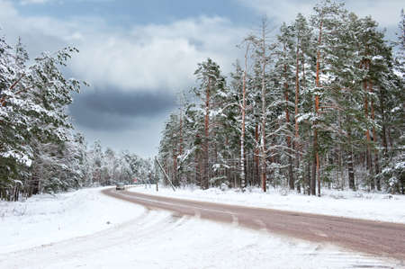 Beautiful winter scenicの写真素材
