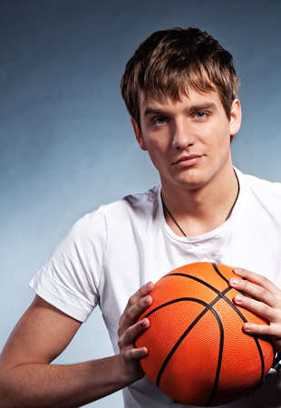 Young basketball playerの写真素材