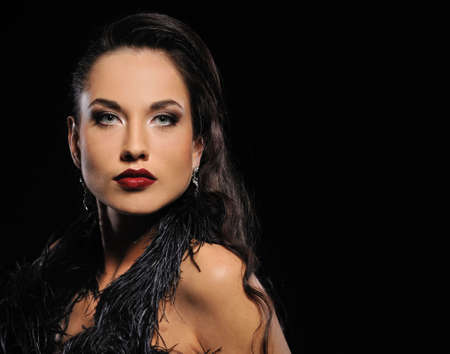 Attractive brunette woman の写真素材