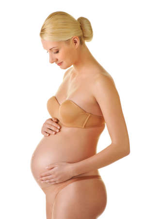 Beautiful pregnant womanの写真素材
