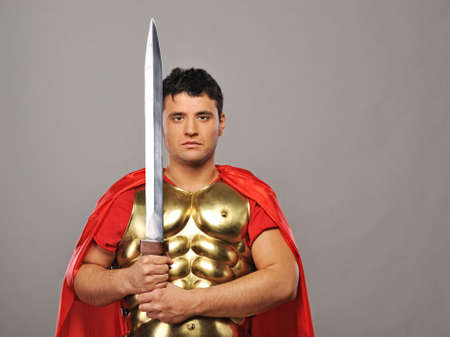  Handsome roman legionary soldier 
の写真素材