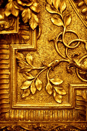 Abstract golden textureの写真素材