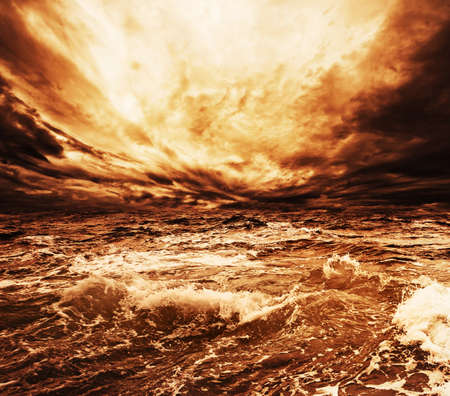 Ocean storm