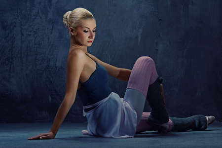 Attractive modern ballet dancerの写真素材