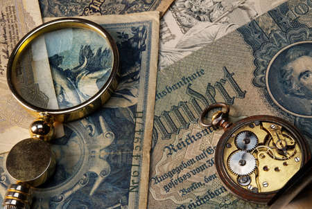 Time is money conceptの写真素材