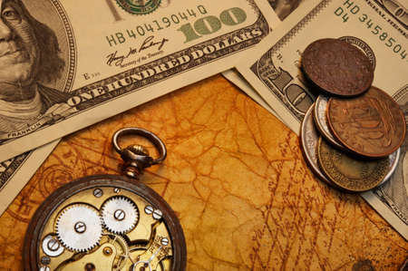 Time is money conceptの写真素材