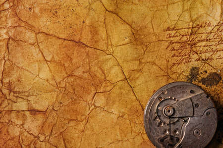 Close-up of an ancient gearsの写真素材