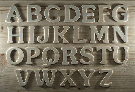 English alphabet background