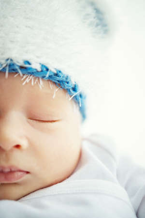 Sleeping baby portraitの写真素材