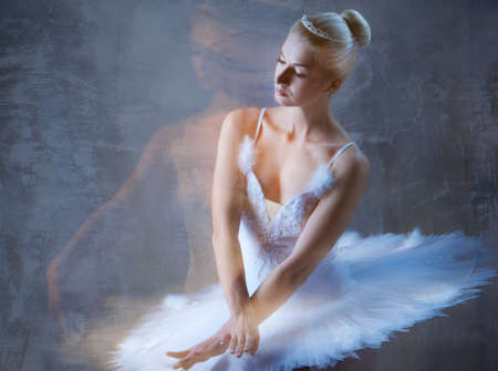 Beautiful ballet dancerの写真素材