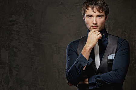 Handsome  young man.