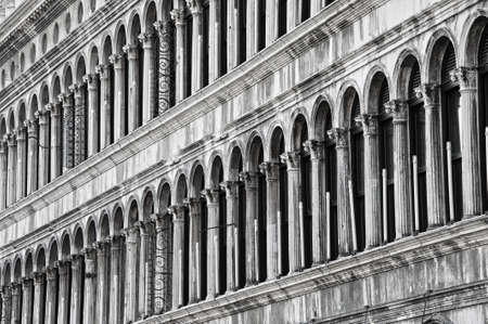Architecture details in Veniceの写真素材
