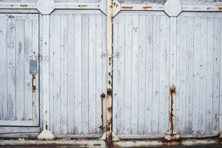 Old wooden gate.の写真素材