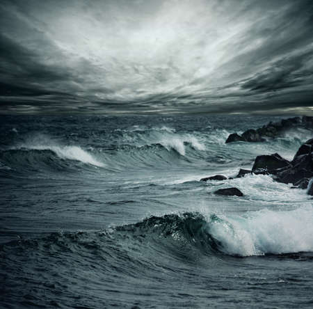 Ocean storm
