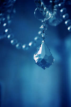 Vintage crystal chandelier details.の写真素材