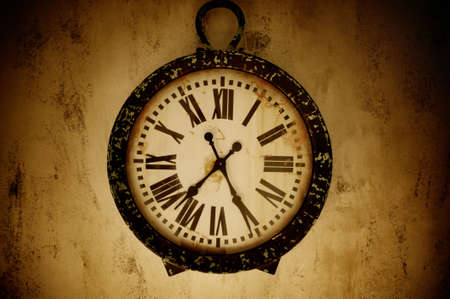 Vintage wall clock.の写真素材