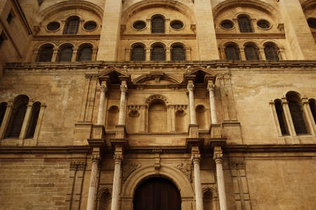 Old building facade.の写真素材
