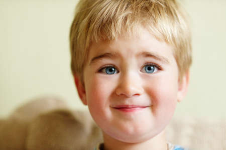 Baby boy portraitの写真素材