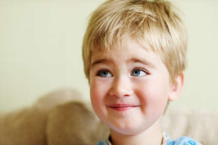 Baby boy portraitの写真素材