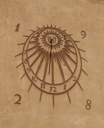 Sun clock close-upの写真素材