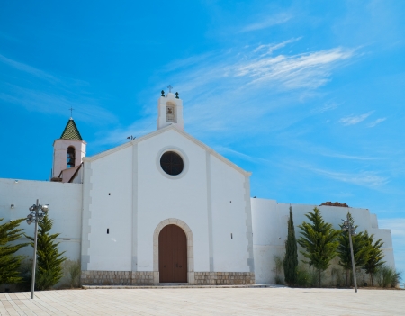 Beautiful church in Sitges, Spain